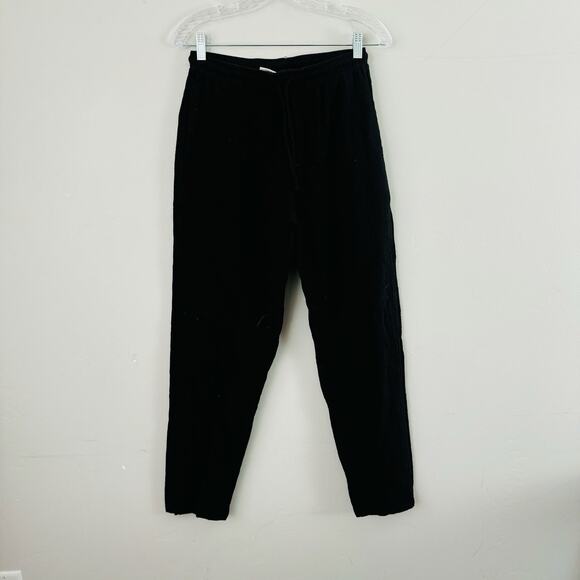 Drawstrings Of Malibu Black Straight Leg Pants Women’s Size A - Picture 1 of 10
